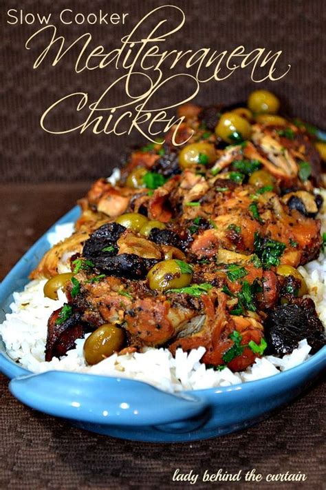 Check out this sour cream and bacon crockpot chicken. Slow Cooker Mediterranean Chicken | Recipe | Cooking ...