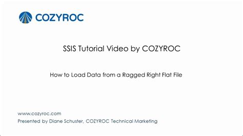 How To Load Data From A Ragged Right Flat File SSIS Tutorials For