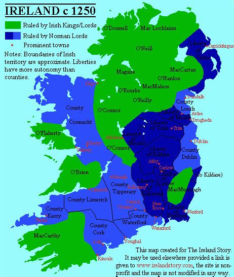 Map Of Ancient Ireland Secretmuseum