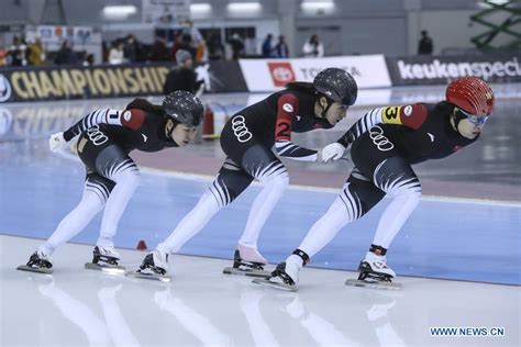 In Pics Isu World Single Distances Speed Skating Championships Xinhua English News Cn