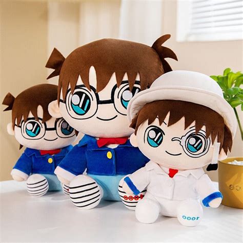 Anime Detective Conan Plush Toy 20cm Soft Doll Japanese Movie Edogawa