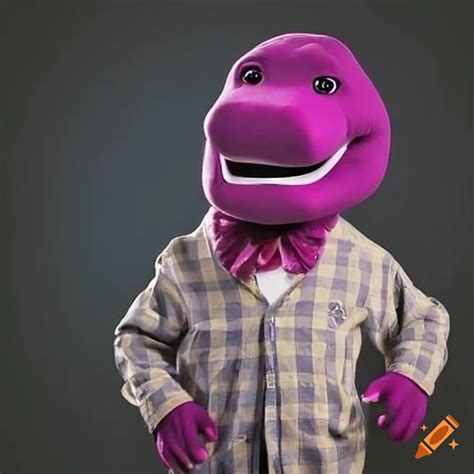 Barney As A Gangster On Craiyon