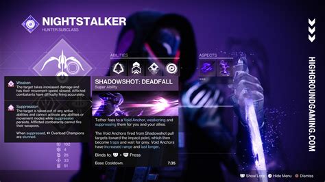 Destiny 2 Best Void Hunter Build For Pve And Pvp