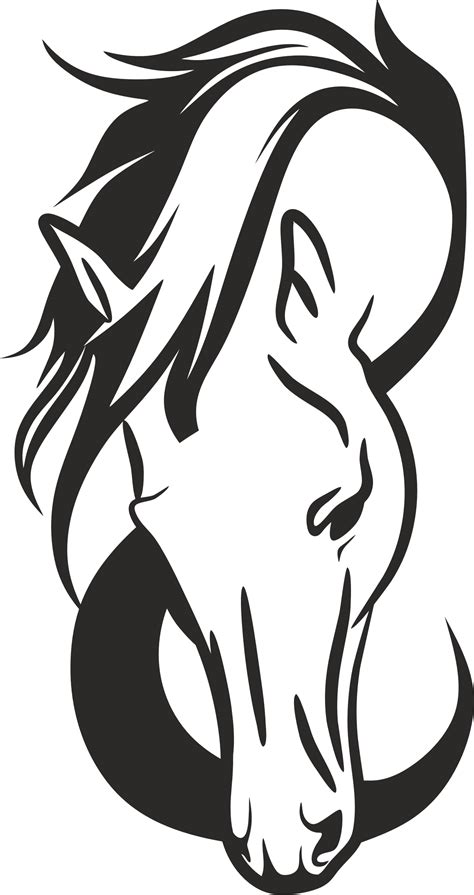 Horse Head Vector Files Free Public Domain Stock Photo Clipart Best