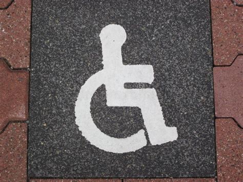 Wheelchair Icon Parking Space Stock Photo Image Of Settlement Icon