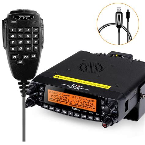 Tyt Th 9800 Plus 2950144430 Mhz Quad Band Transceiver Mobile Radio