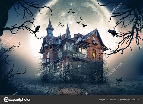 Haunted Spooky House — Stock Photo © twindesigner #132427622