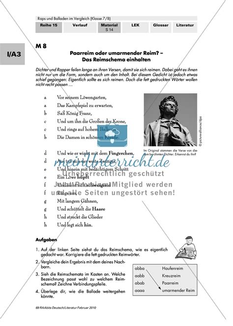 Der reim ist im weiteren sinne eine verbindung von wörtern mit ähnlichem klang. Liebeswerben damals + das richtige Reimschema einhalten am ...