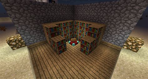 Minecraft Bookshelves For Enchanting Table