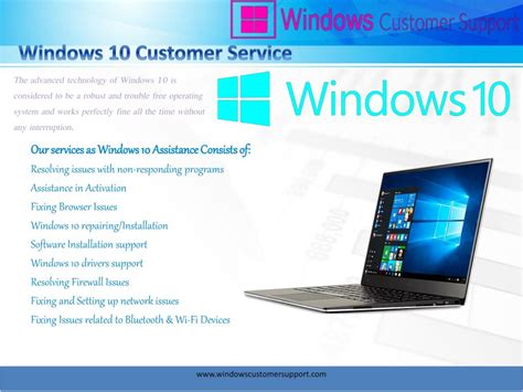 Ppt Windows 10 Customer Service Number Powerpoint Presentation Free
