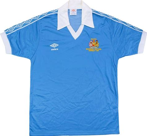 Retro Manchester City Shirts 1981 Home Retro Football Shirts