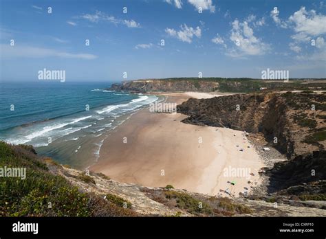 Praia Das Adegas Beach Nudist Beach Near Odeceixe Atlantic Coast Algarve Portugal Europe