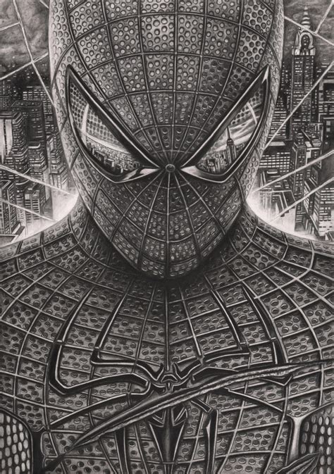 Spiderman Graphite Drawing By Pen Tacular Artist On Deviantart