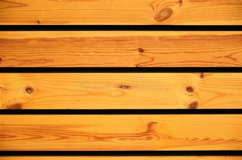 Pine Wood Texture Background Stained Yellow Fence Wooden Planks Stock