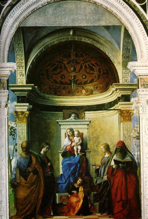Webmuseum Bellini Giovanni Madonna With Saints