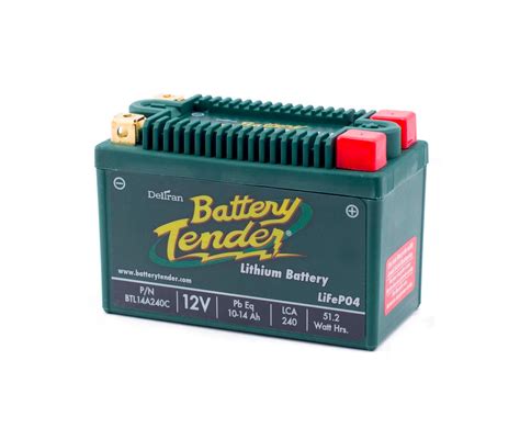 List of the best motorcycle battery. Battery Tender Lithium BTL14A240C 12 Volt 240 CCA ...
