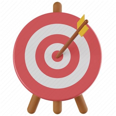 Target Goal Aim Focus Success Arrow Business 3d Illustration