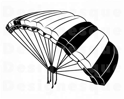Parachute 4 Svg Parachuting Svg Parachute Clipart Etsy