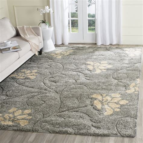 Safavieh Florida Shag Nanny Scroll Rug Area Rugs Beige Area Rugs Rugs