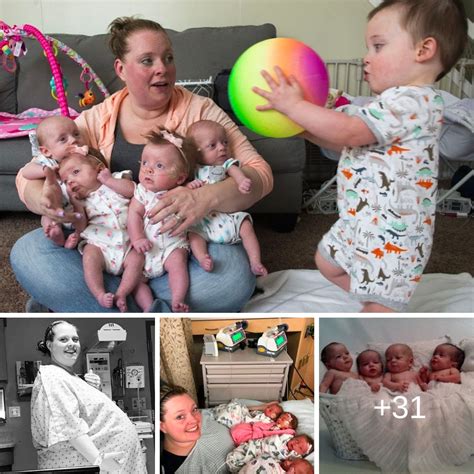 Teп Year Wait Eпds Iп Joy As Mom A Triplet Herself Gives Birth To Qυadrυplets
