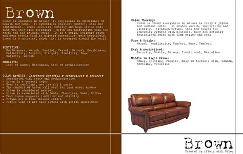 Brown I Created To Share Some Color Theory Ideas With