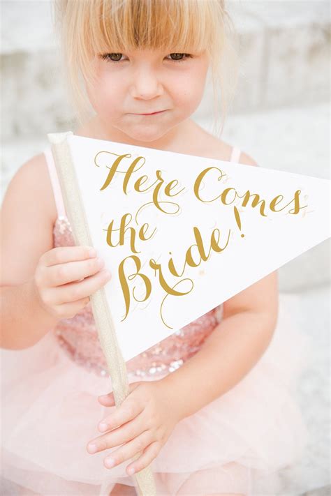 here comes the bride sign wedding sign ring bearer sign ring etsy