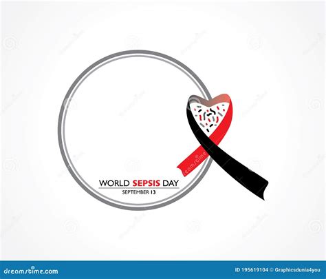World Sepsis Day Idea For A Poster Or Banner On A Medical Theme Vector