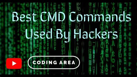 Best Cmd Commands Used By Hackers In Hacking Coding Area Youtube