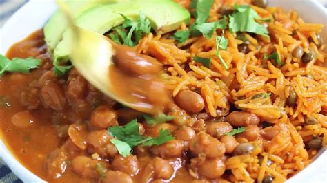 This arroz con habichuelas (rice & beans) recipe is versatile and can be enjoyed as a side dish or a main course. Mom's Authentic Puerto Rican Rice and Beans - YouTube | Rice recipes for dinner, Evening meals ...