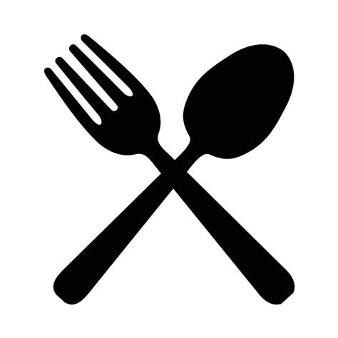Spoon And Fork Icon 6851246 Vector Art At Vecteezy