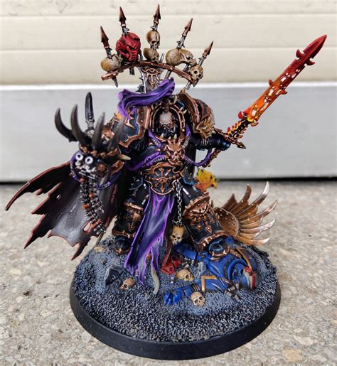 How did Abaddon get so big? Did he grow? When seeing his miniatures he ...