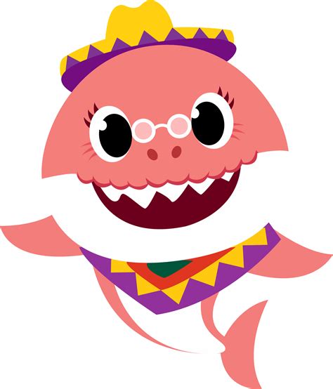 Grandma Shark Png Imagens Png Baby Shark Png Emoji Grandma Emojis