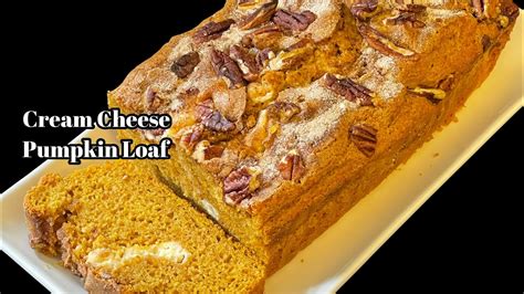 Pumpkin Cream Cheese Loaf Pumpkinspice Youtube