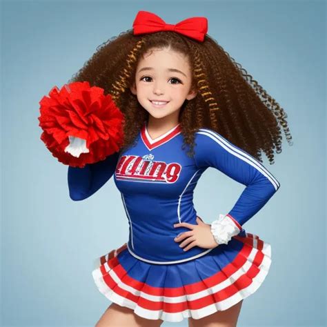 1080p Picture Curly Hair Cheerleader