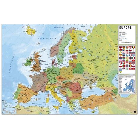 Poster Europe Map