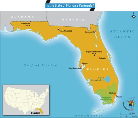 Is The State Of Florida A Peninsula Answers