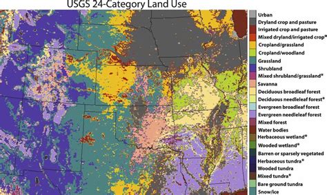 Map Of Us Geological Survey Usgs 24 Category Land Use Land Use