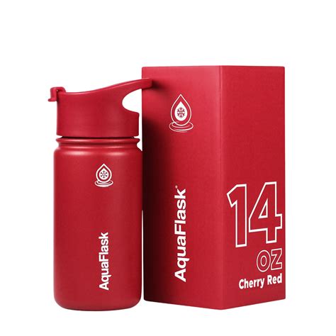 14oz Cherry Red Aquaflask