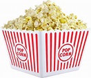 Popcorn Bowl Plastic Classic Tub Red & White Striped Container Movie ...