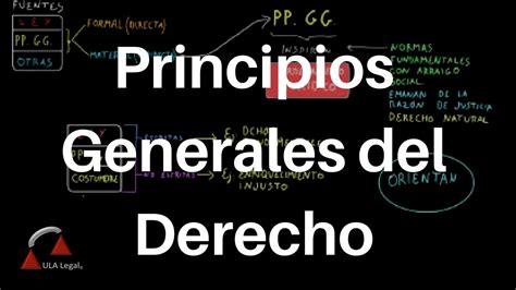 Principios Generales Del Derecho TeorÍa Del Derecho Youtube