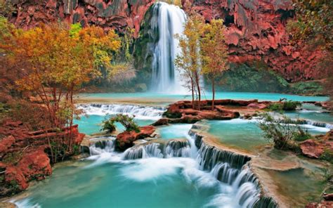 Trees Waterfall Wallpapers Photo 13173 Hd Stock Photos