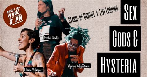 Sex Gods And Hysteria Stand Up Comedy And Live Looping Hotel Alwyn Prague Pr April 27 2022