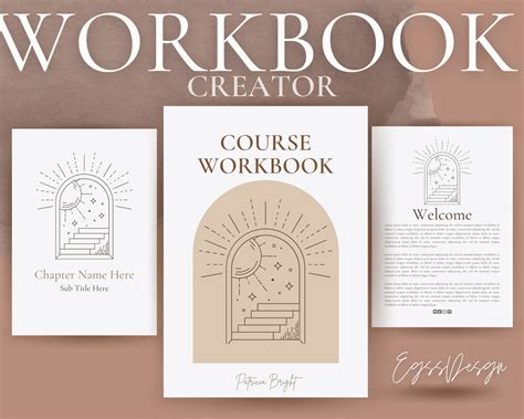 Workbook Template Ebook Template Editable Workbook Download Now Etsy
