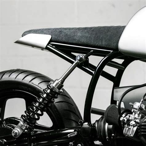 No cutting, welding, or frame modifications. Aluminium tail section | Cafe racer, Motorcycle, Moped