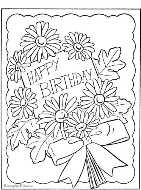 Free Printable Coloring Birthday Cards For Teacher