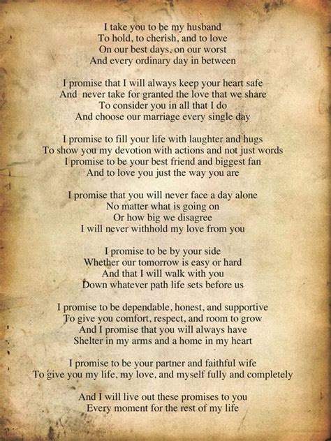 Traditional Wedding Vows To Husband Make You Cry How To Write Your Own