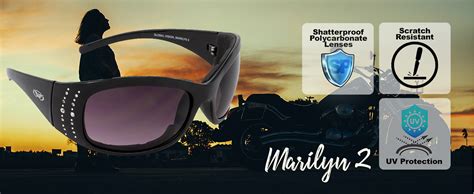 Global Vision Eyewear Marilyn 2 Plus Women S Foam Padded Motorcycle Riding