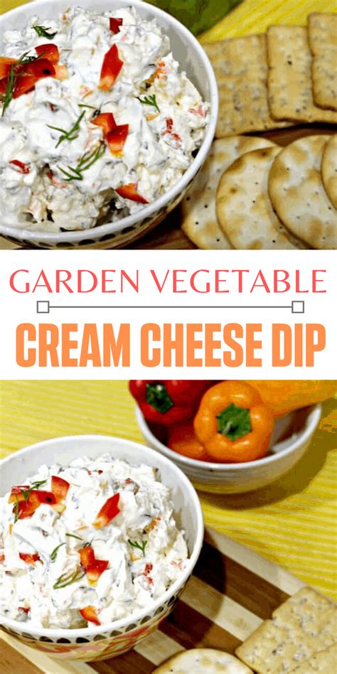 Maybe you would like to learn more about one of these? Fresh Garden Vegetable Cream Cheese Dip