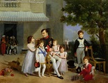 Napoleon I with the Family of the King of Naples and Sicily by Louis ...