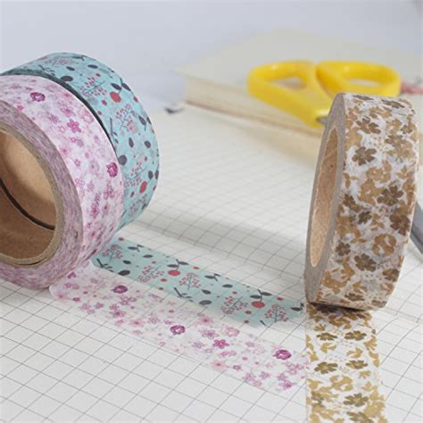 washi tape 33 feet long each roll diy japanese masking tape decorative masking tape scrapbooking